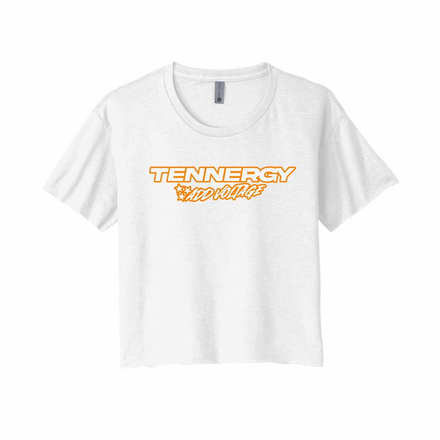 Tennergy Festival Cali Crop Tee White